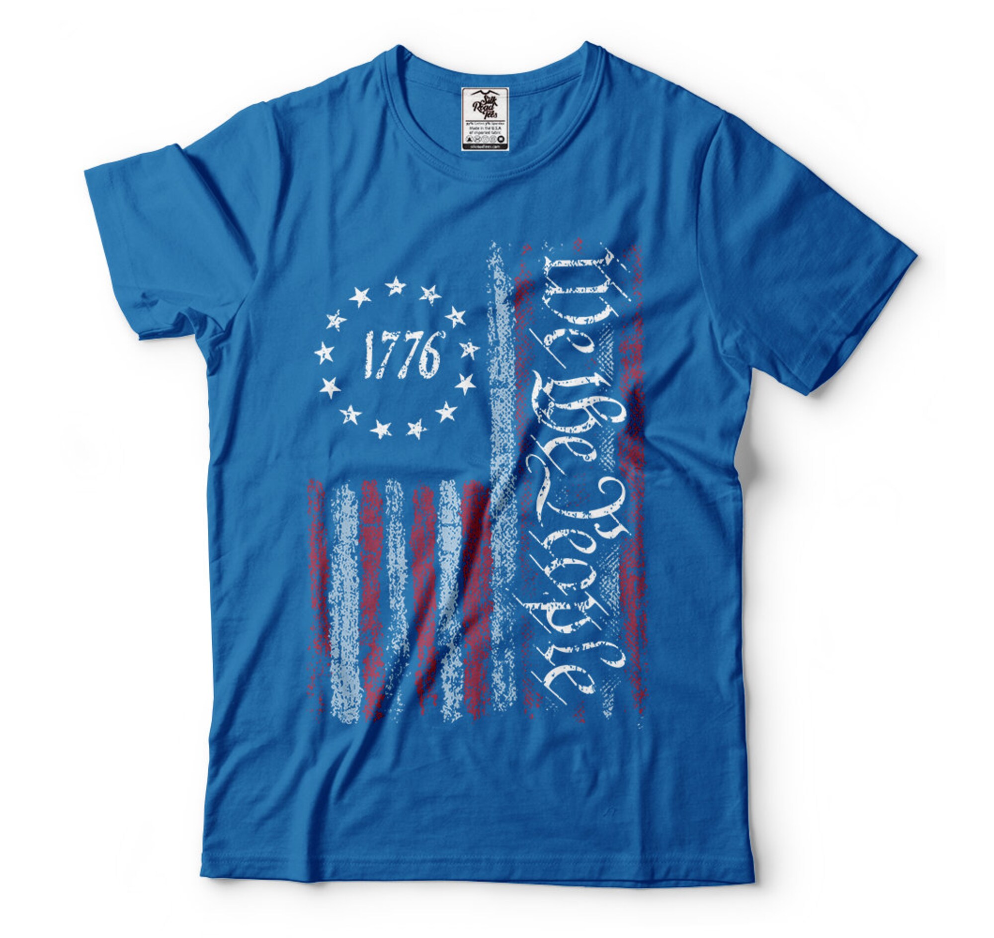 Discover We the People US Constitution 4th of July Fourth USA Flag Independence day T-shirt 1776 US Birthday Tee Shirt