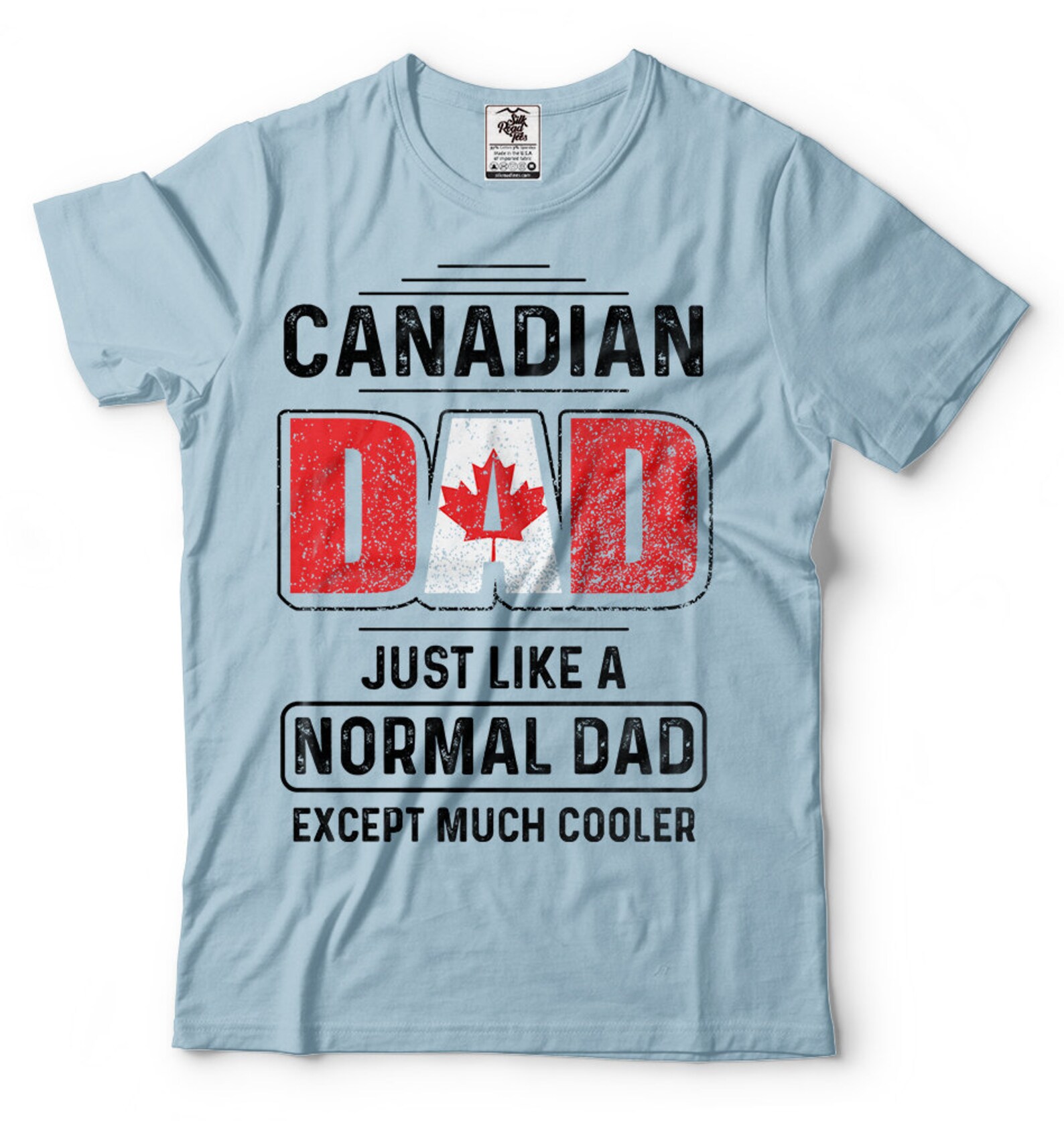 Canadian Dad Fathers Day Tshirt Best Canadian Father's Etsy
