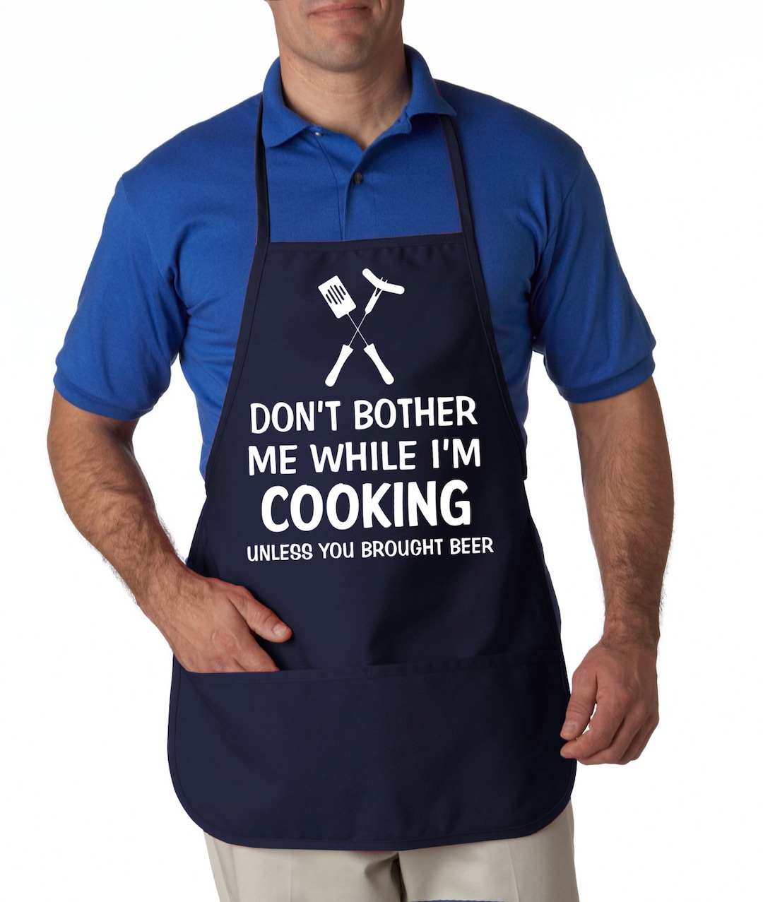 Apron Grill BBQ Beer Cook Kitchen Apron Cookout Grillman Apron Etsy