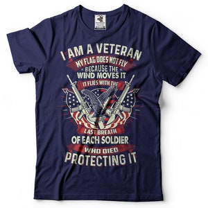 Veteran T-shirt US Veteran American Patriotic T-shirt Soldier Veteran ...