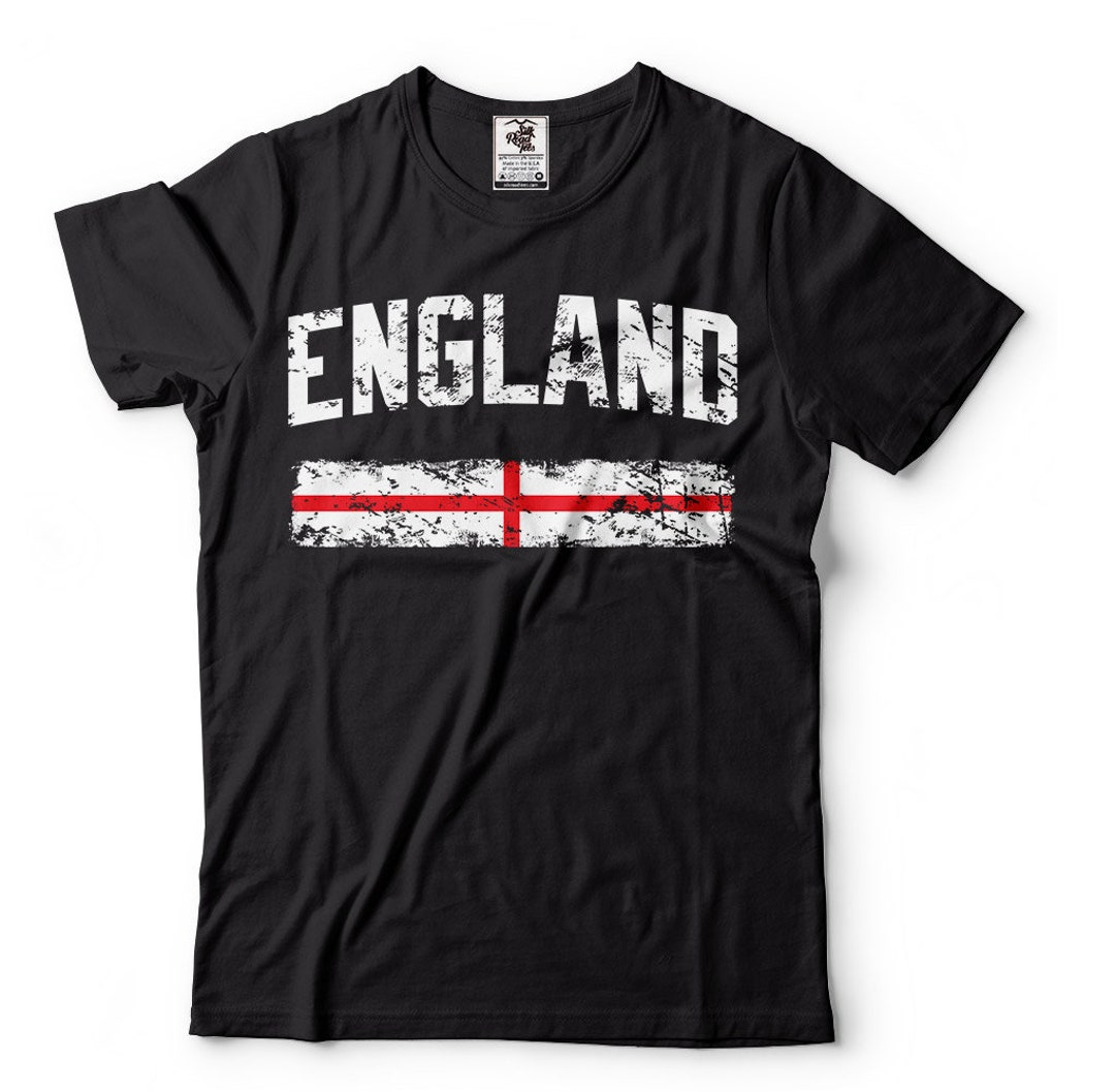 Entertainment Nauwgezet Onderscheid Mens England T-shirt Soccer Jersey Country T-shirt Flag - Etsy