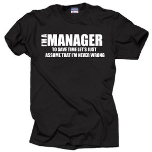 Manager T-shirt Operational Manager Funny Manager Tee shirt
