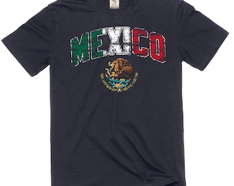 Mexico T-Shirt: Mexican Flag Eagle Coat of Arms