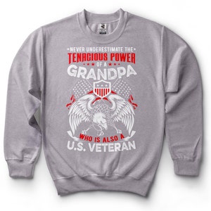 U.S. Air Force Veteran T-Shirt & Sweatshirt - Vintage Style Veterans Day Gift For Men, Cotton Blend
