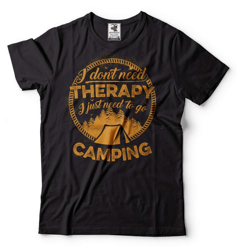 Camping T-shirt Funny Outdoor Camping Tee Shirt - Etsy