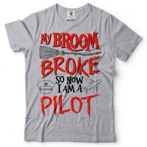 Funny Pilot T-Shirt: Halloween Costume Tee