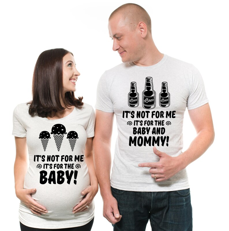 Couple Funny shirts maternity Top Ice Cream beer tshirt Baby Etsy
