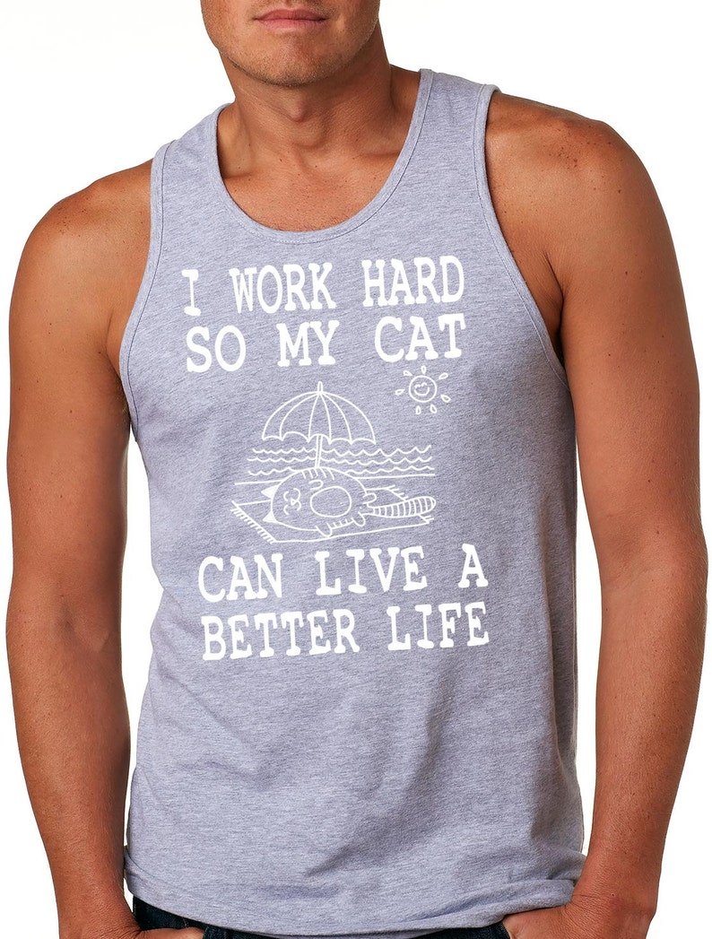 Cat Tank Top Funny Cat Owner Tank Top Etsy