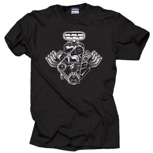 Motor Car Engine Muscle Car T-Shirt Tee Shirt