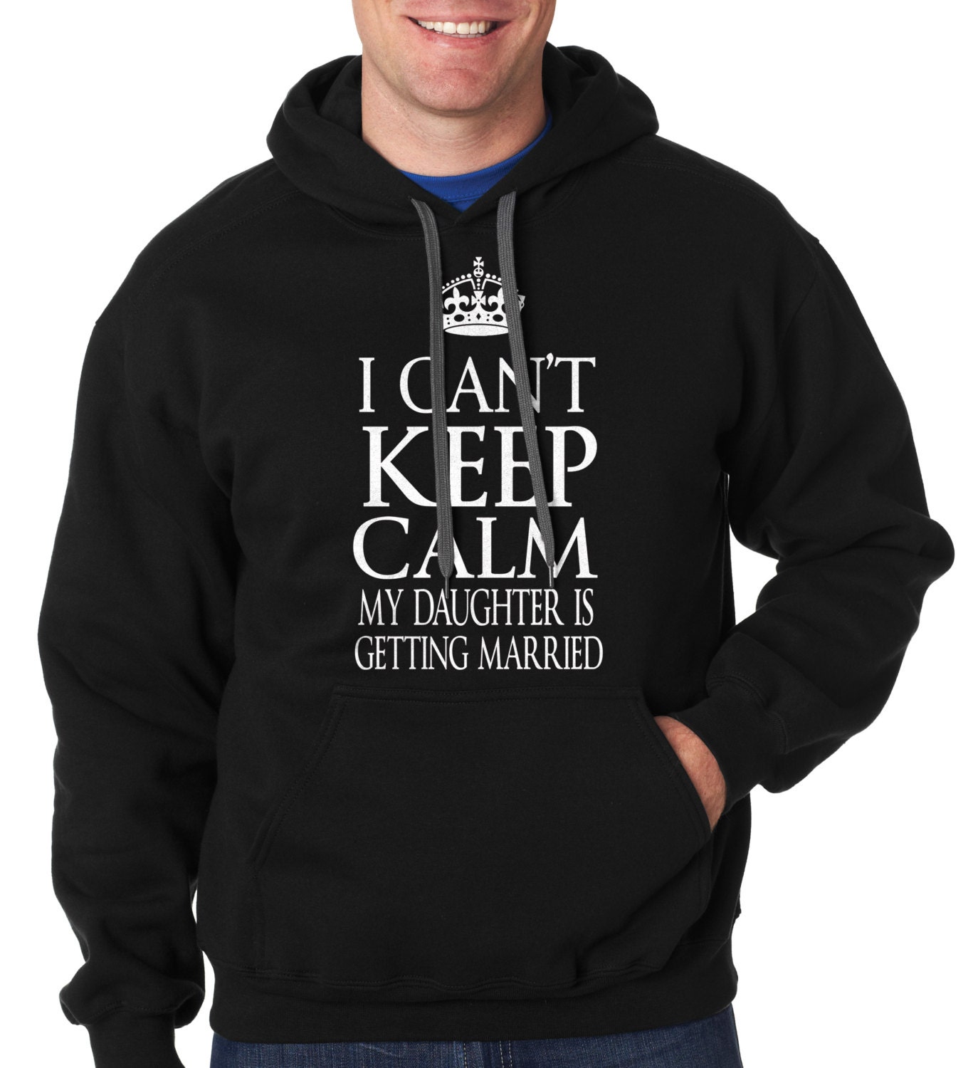 Engagement Wedding Hoodie I Can't Keep Calm My Daughter is - Etsy