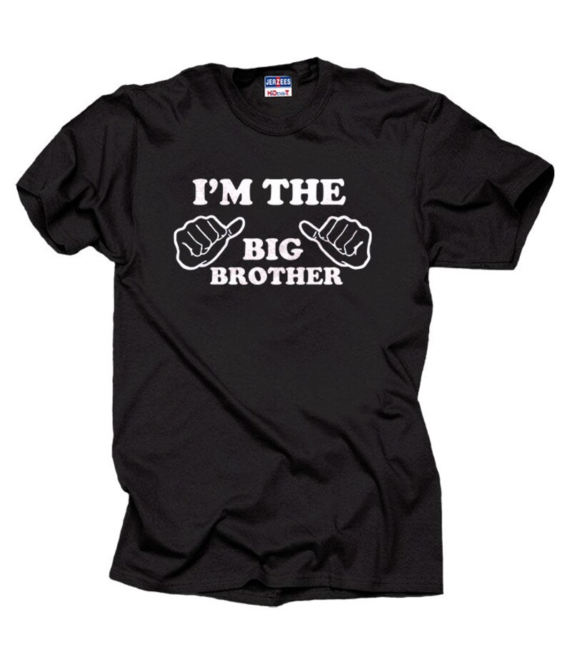 I Am The Big Brother T-Shirt Gift For Brother Tee Shirt Birthday Gift image 1