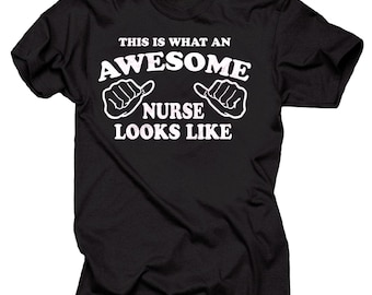 Awesome Nurse T-Shirt: Unisex Ultra Cotton Tee