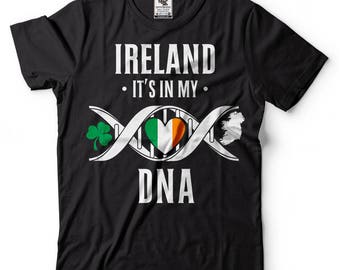 Ireland DNA T-Shirt: Irish Heritage Shamrock Tee