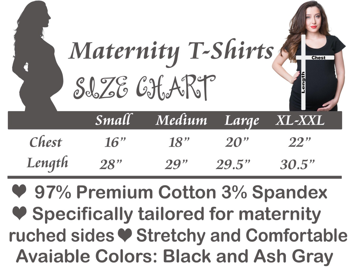 Huixin T-Shirt Maternité Coton Imprimé Bébé - Haut Casual Confortable Pour Femmes Enceintes