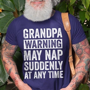 Opa Lustiges T-Shirt Vatertag Papa T-Shirt Großvater Geschenk Humor Lustiges Baumwoll-Herren-T-Shirt Geburtstagsgeschenk für Ihn Shirt Bild 10
