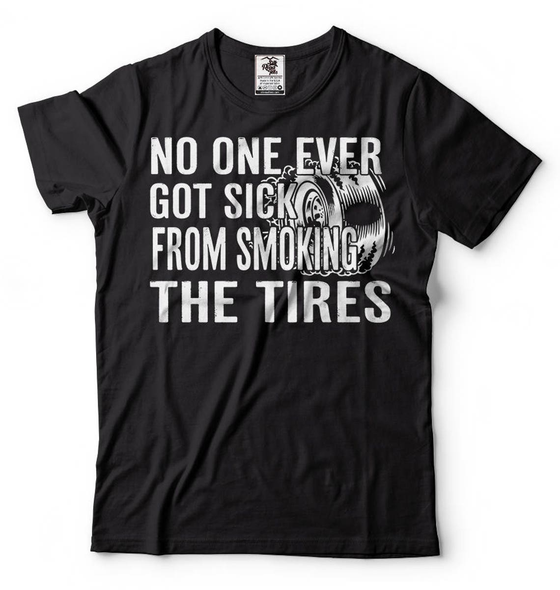 Car Enthusiast Tshirt Burnout Smoking Tires Tshirt Funny Car Etsy