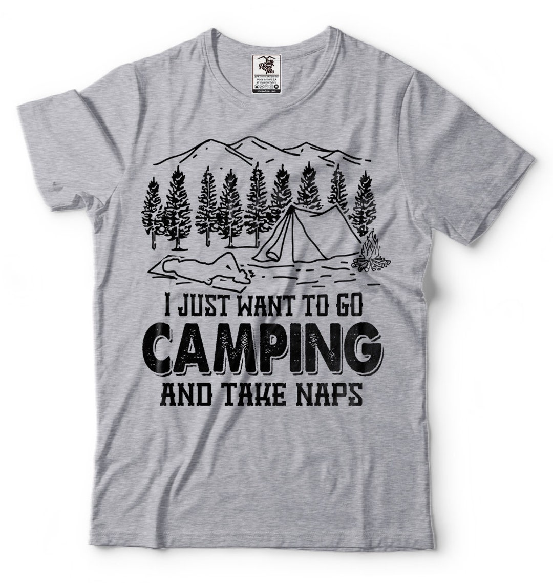 Camping T-shirt Funny Tee Shirt Summer Camping BBQ Tee Shirt - Etsy