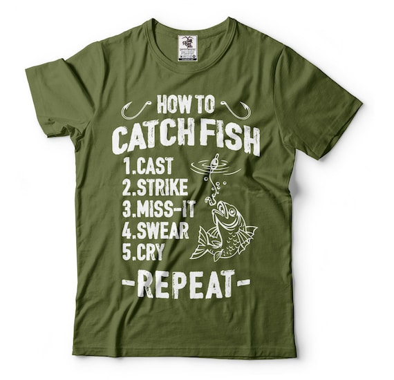How to Catch a Fish Mens Funny Fishing Tee Shirt Gift Fishing Tee Birthday  Gift Dad Father Grandpa Husband Gift Shirt -  Canada
