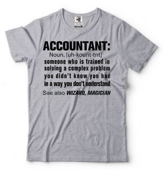 Accountant Definition noun T-shirt Gift for Accountant Funny | Etsy