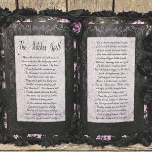Handmade Halloween Spell Book: The Witches&#39; Spell - Elegant Witchy Decor