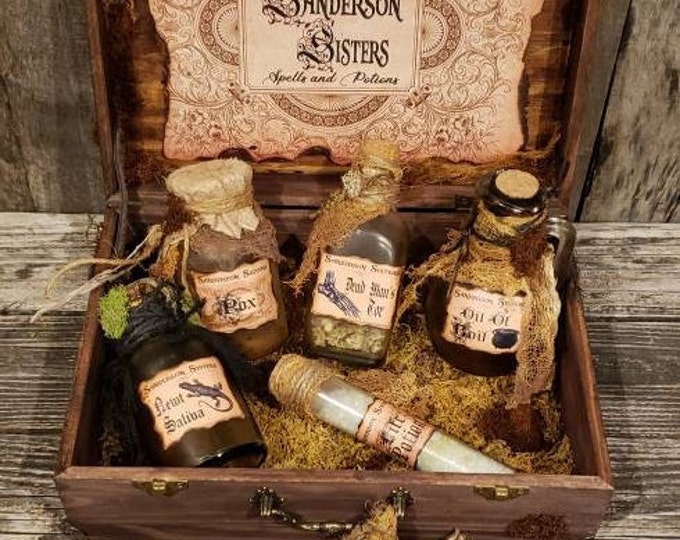 Hocus Pocus Inspired Apothecary Set, Halloween Decor, Halloween