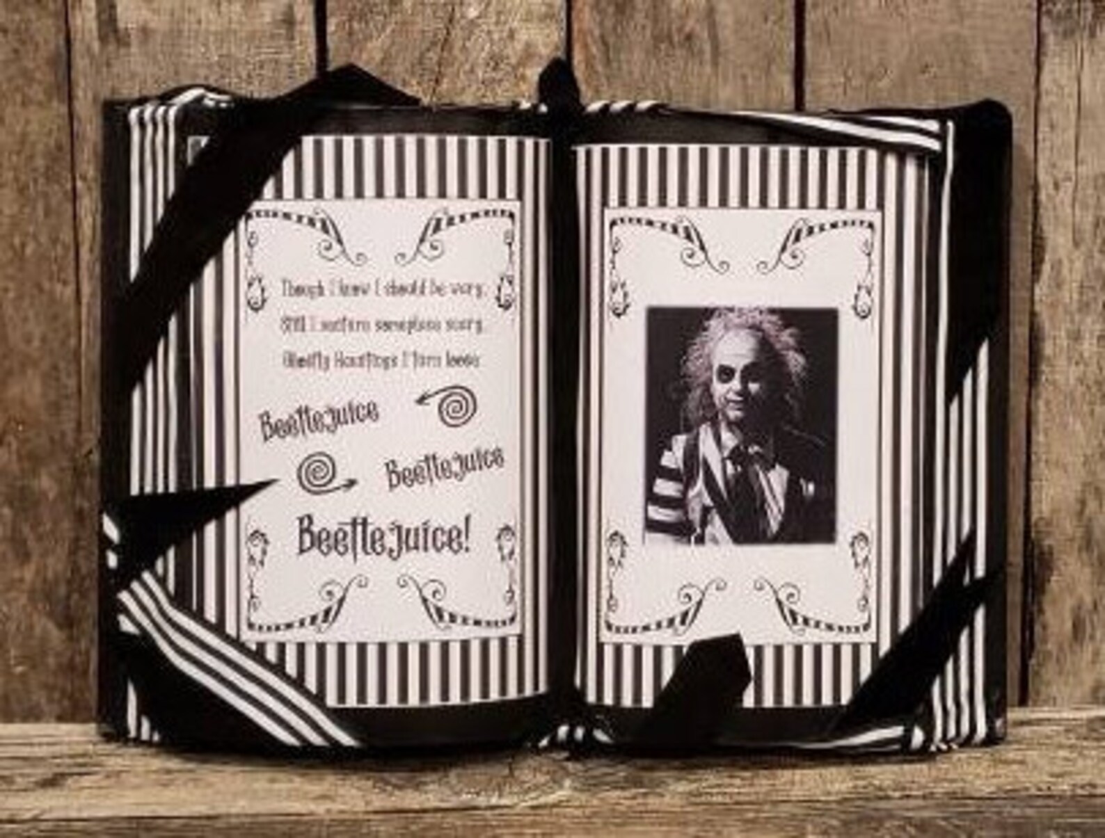 Beetlejuice Inspired Home Decor Whimsical Beetlejuice Decor Etsy