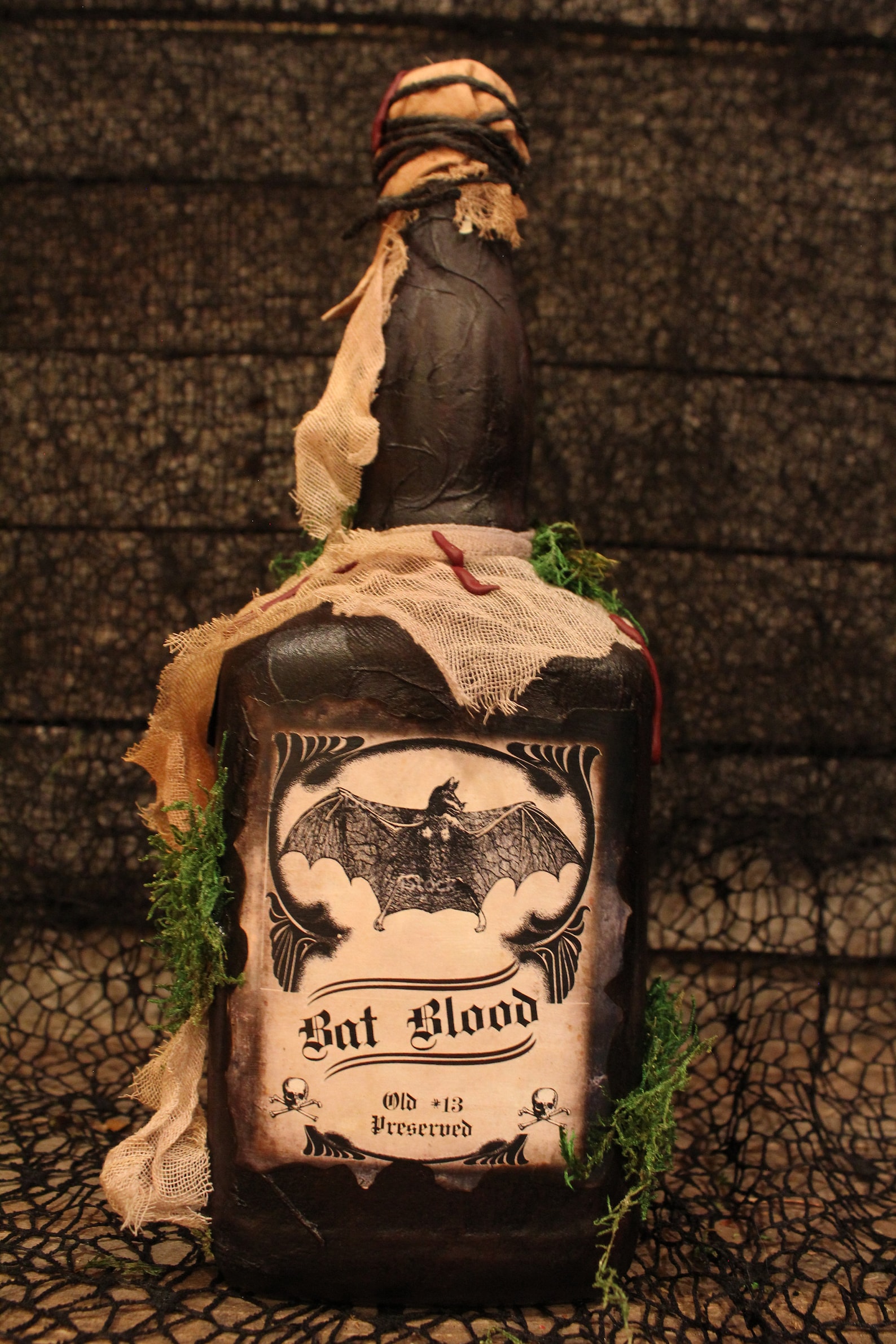 Halloween Potion Bottle, Bat Blood, Halloween Decorations, Halloween ...
