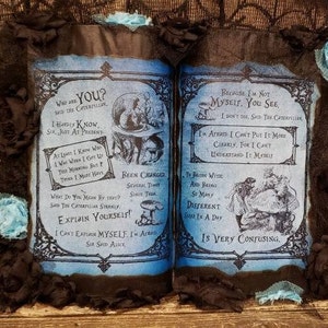 Alice in Wonderland Inspired Home Decor, Alice in Wonderland Book, Alice in Wonderland Room, Alice in Wonderland Party, We&#39;re All Mad Here