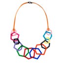 Unique Multi Colour Statement Necklace.