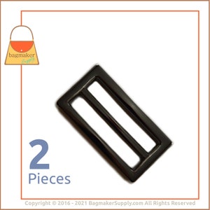 4 mm SLD-AA138 1-12 Inch Handbag Purse Bag Making Hardware Rose Gold Copper Finish 6 Pieces 1.5 Inch Moving Bar Purse Strap Slide