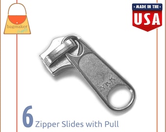 YKK Zipper Slider in yardage, size 5