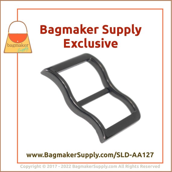 Wide Mouth Strap Sliders - (Extra Wide) For thicker straps (2 Pieces) - 1 1/2 Wide Mouth Strap Sliders - (Extra Wide) For thicker straps (2 Pieces) - 1 1/2