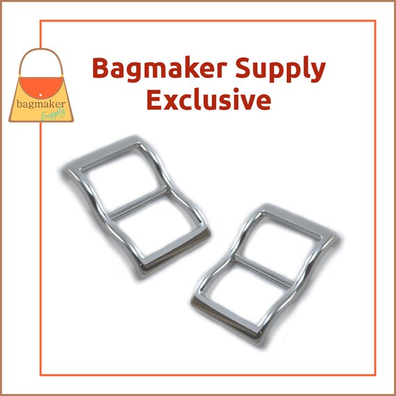 Wide Mouth Strap Sliders - (Extra Wide) For thicker straps (2 Pieces) - 3/4 Wide Mouth Strap Sliders - (Extra Wide) For thicker straps (2 Pieces) - 3/4