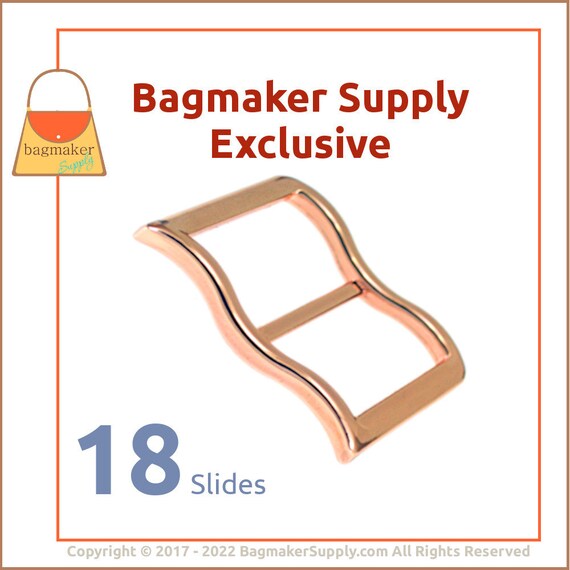 Wide Mouth Strap Sliders - (Extra Wide) For thicker straps (2 Pieces) - 1 Wide Mouth Strap Sliders - (Extra Wide) For thicker straps (2 Pieces) - 1