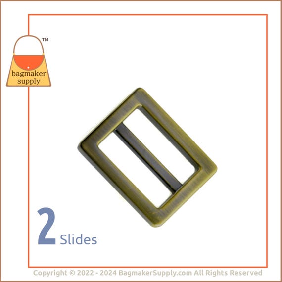 Flat Strap SLIDERS (2 Pack) - 1 Flat Strap SLIDERS (2 Pack) - 1