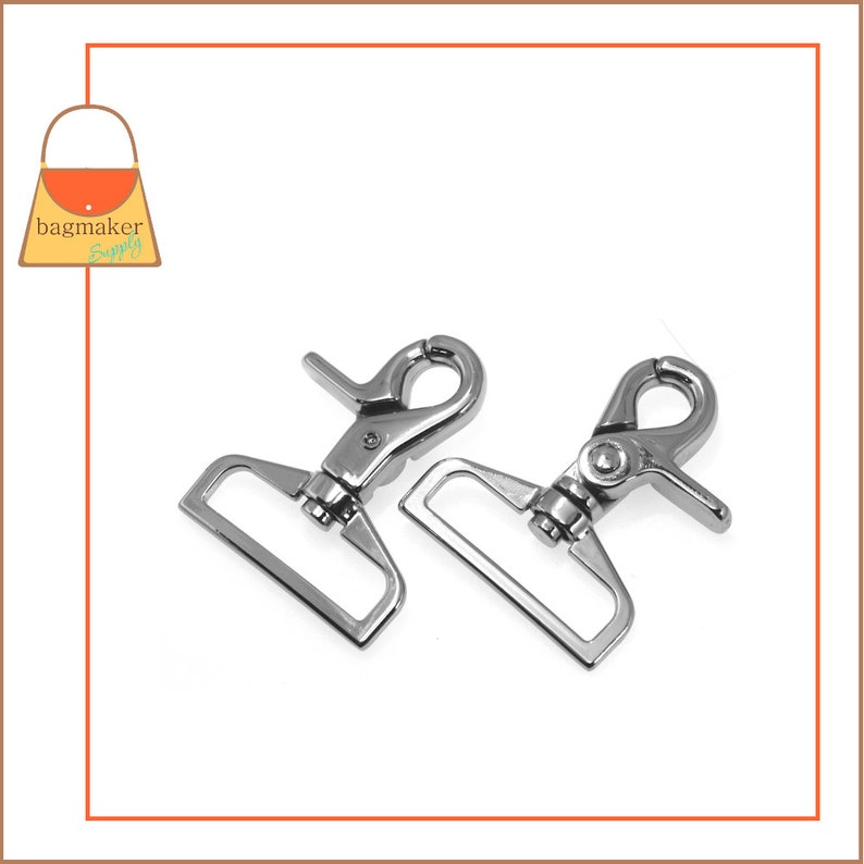 11/2 Inch Swivel Trigger Snap Hook Nickel Finish 1 Piece Etsy