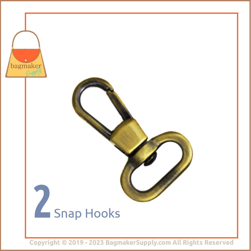 5/8 Brass, Swivel Snap Hook, Solid Brass, #P-1932
