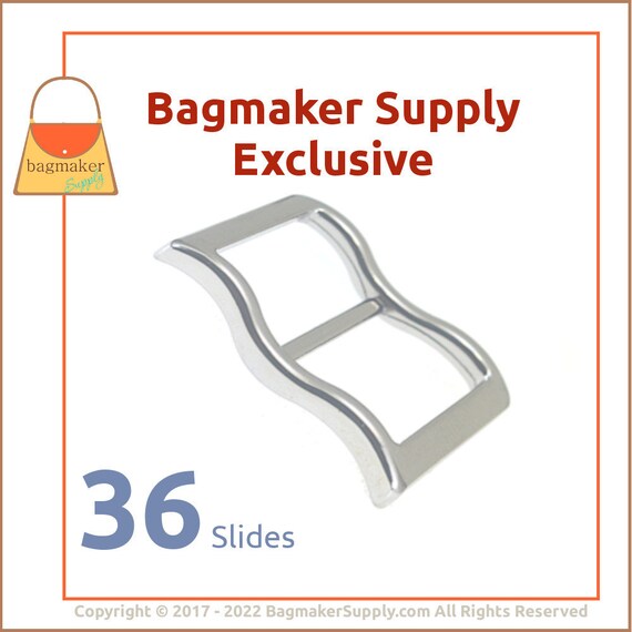 Wide Mouth Strap Sliders - (Extra Wide) For thicker straps (2 Pieces) - 3/4 Wide Mouth Strap Sliders - (Extra Wide) For thicker straps (2 Pieces) - 3/4