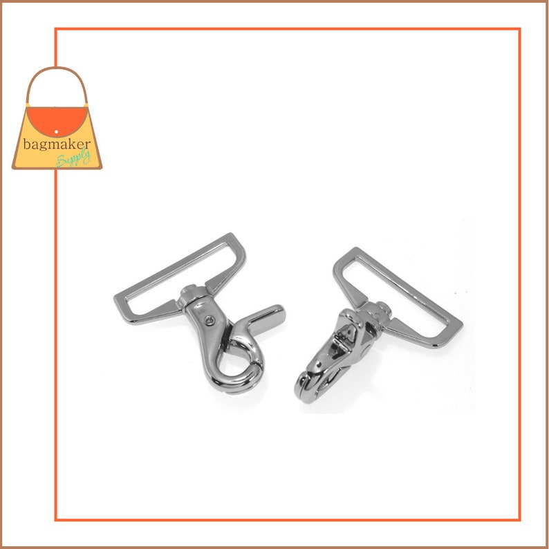 11/2 Inch Swivel Trigger Snap Hook Nickel Finish 1 Piece Etsy