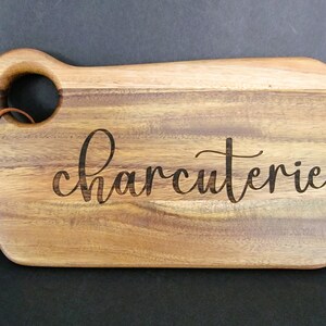 Charcuterie Engraved Serving Board
