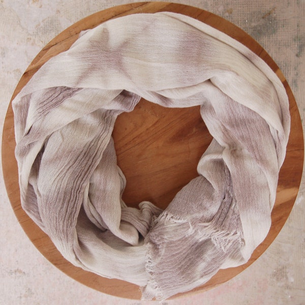 Concord Grape Shibori Scarf