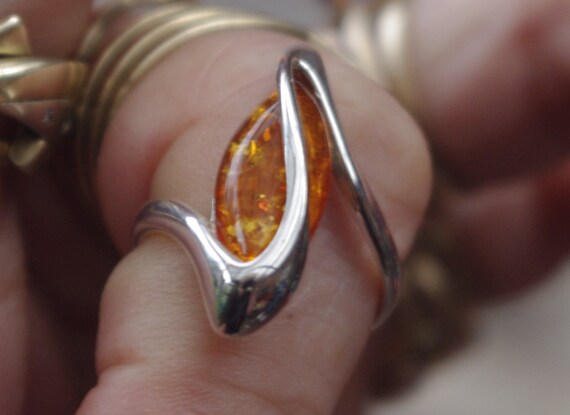 Polish amber rings clearance