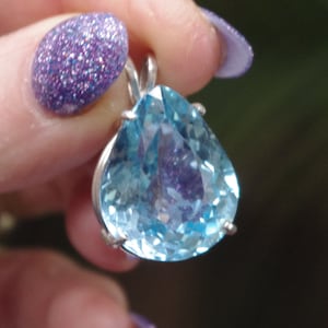 Natural Topaz in Sterling Silver