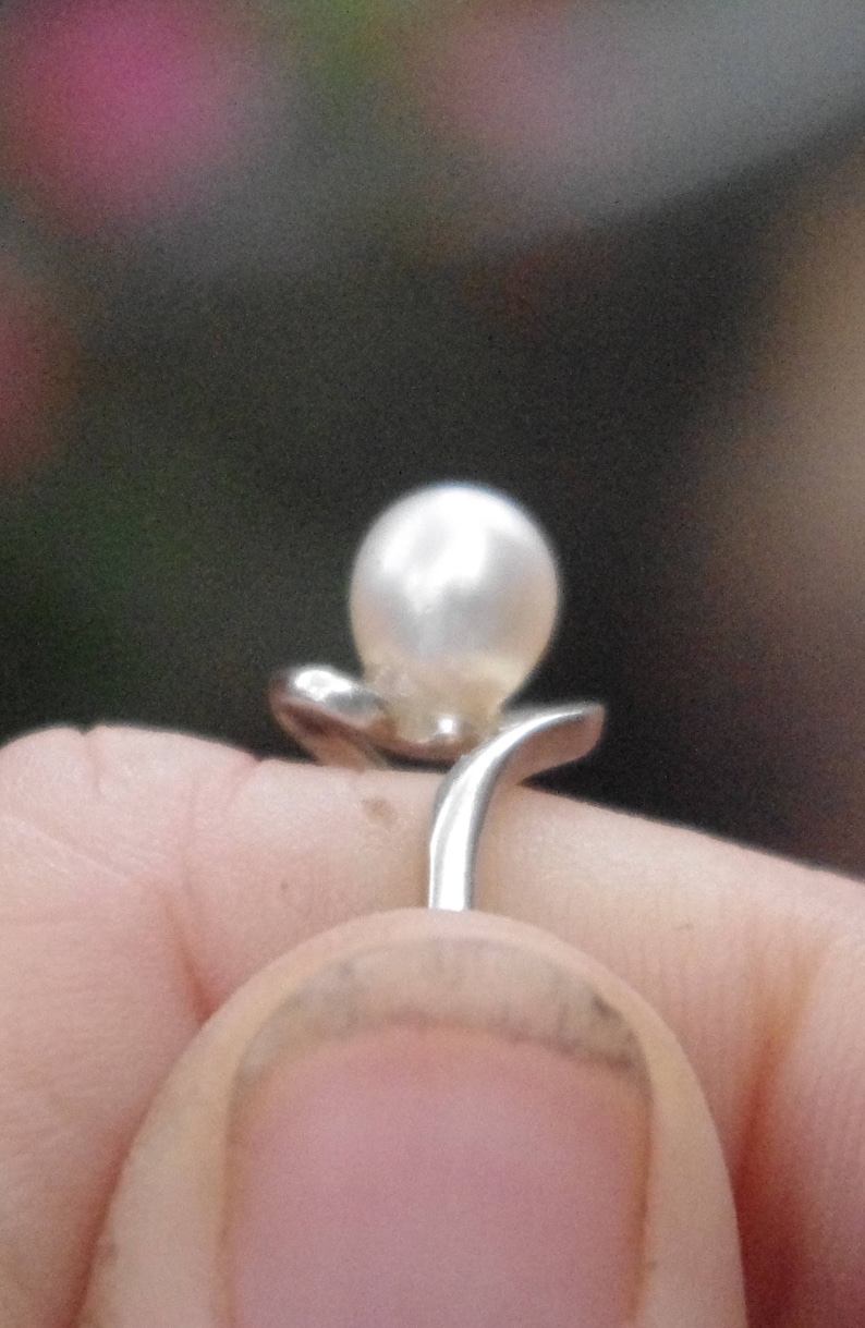 Pearl Sterling Silver Ring