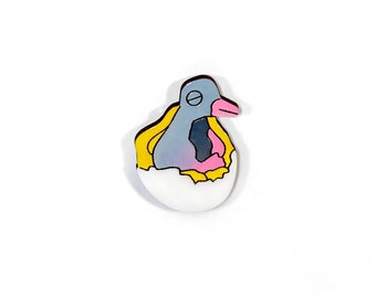 Balut Pin, Magnet, Keychain, or Jibbitz | Balut Egg, Bird Egg, Duck Egg, Fertilized Embryo Egg, Filipino Street Food, Philippines Pins