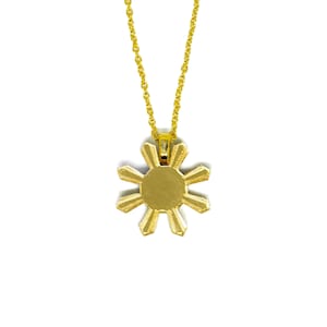 Philippine Sun Necklace in Gold Mirror © 2023