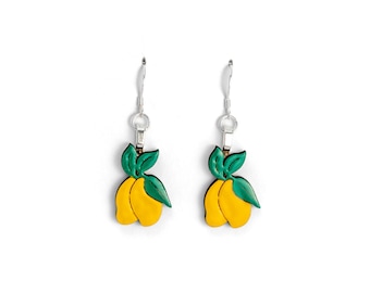 Mango Earrings | Philippine Mango, Yellow Mango, Carabao, Manila Mango, Filipino Culture, Philippine Gift, Philippines Art, Filipino Jewelry