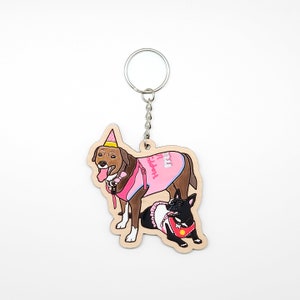 Custom Painted Pet Pendant for Dog, Cat, or Other Animal Necklace, Keychain, Magnet, Pin image 5
