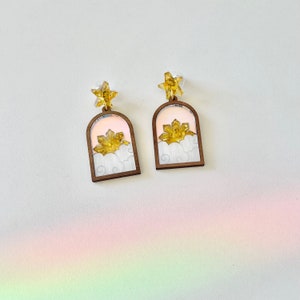 Iridescent Window Sunrise Earrings image 4