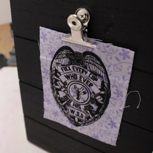 Wingnut Dishwashers Union Inspired Screened Punk Patch image 5